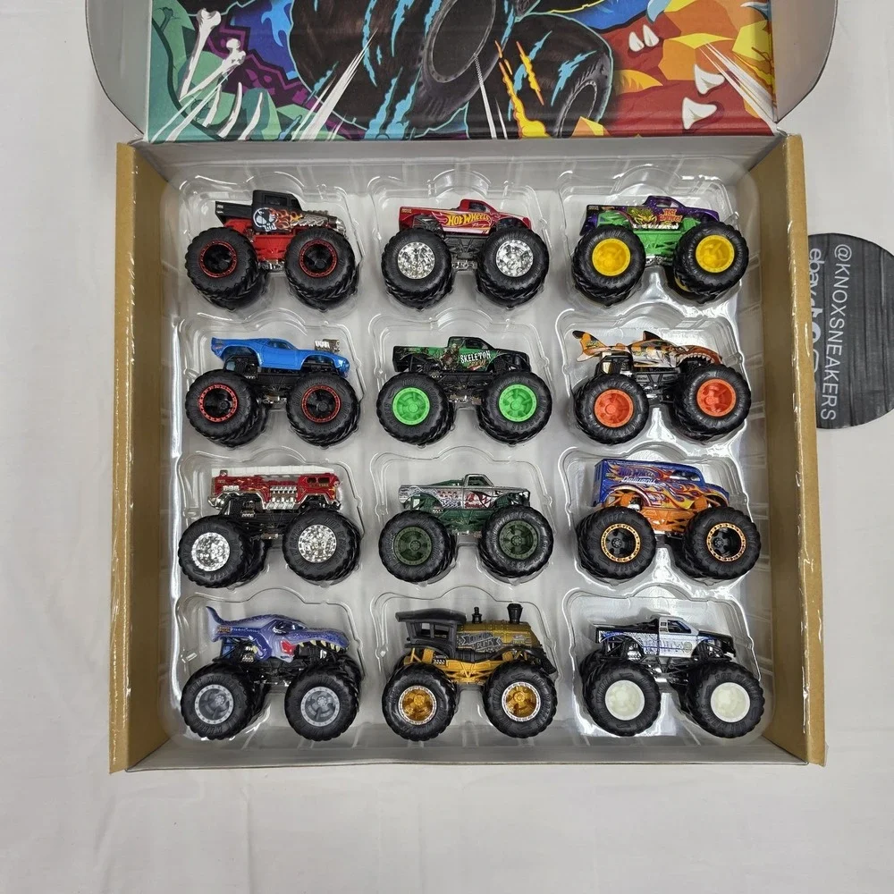 Hot Wheels Monster Trucks Ultimate Chaos 1:64 Diecast 12-Pack NEW